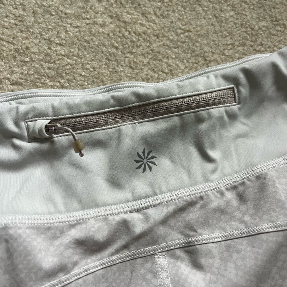 Athleta Run With It Short 3’ White Python - Picture 6 of 6